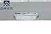 Opar Silver Chrome Roof Reading Light Cover Trim for 2011-2016 Jeep Wrangler Sahara Rubicon 4-Door - Set