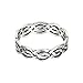 CloseoutWarehouse 925 Sterling Silver Wicca Weave Celtic Ring Size 7