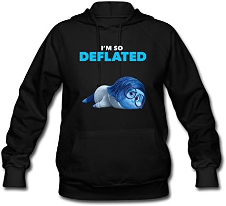 FZ Deflated MEME Sadness Hoody Hooded Sweatshirt For Women 2016 XL