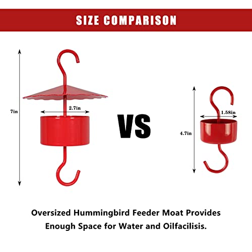 Extra Large Hummingbird Feeder Insect_Guard Ant_Moat for Wildlife