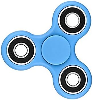 Spinner Fidget 2017 New Popular Relieve Stress Finger Spinner Can focus attention to keep 2-3 minutes of rotation(Blue)