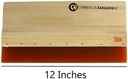 12" Silk Screen Printing Press Squeegee Single Durometer Ink Scraper