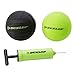 DUNLOP Easy to Assemble Premium Battle Game Set - Spyderball Combo Sets for Lawn, Beach, Camping, Yard, Outdoor Games - Competitive or Recreational Volleyball Tournament - Fun Kit for Adults, Kids