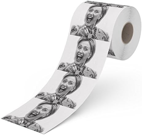 Want2 Funny Toilet Paper 2 Pack (Hillary Clinton)