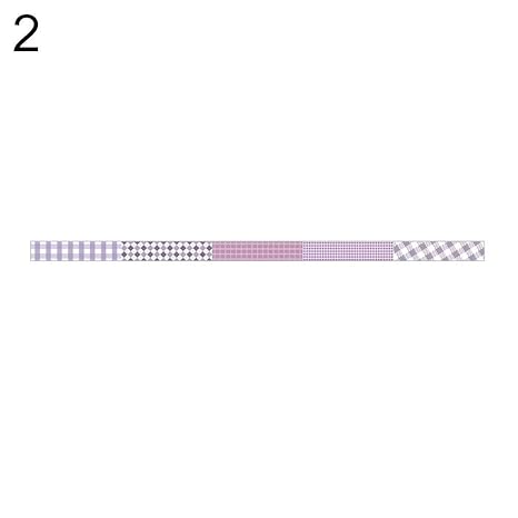 Amazon Com Rolls Washi Tape Set Plaid Pattern Diy Adhesive