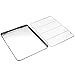Zacfton Baking sheets and Rack Set, Cookie pan with Nonstick Cooling Rack & Cookie sheets Rectangle Size 16 x 12 x 1 inch,Stainless Steel & Non Toxic & Healthy,Superior Mirror Finish & Easy Clean