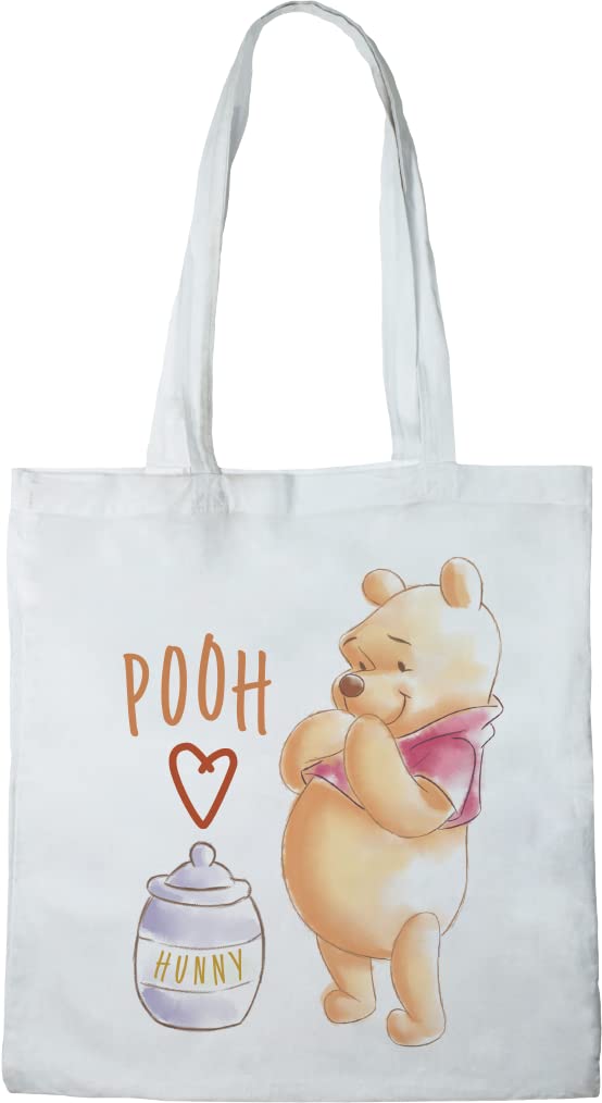 Disney Unisex Bwdwinib001 Tote Bag, White, 38 x 40 cm, Utility