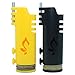 Hemplights Hemp Wick Lighter 2 Pack Wrapper, Includes 8FT Hemp Wick by USA (Black/Yellow)