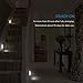AMIR Upgraded Motion Sensor Light, 10-LED Battery Operated Wireless Closet Light, Stick Up Motion Nightlight for Hallway, Stairway, Bedroom (White, Pack of 3)