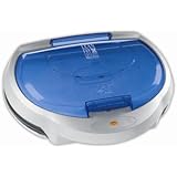 George Foreman GR15BWI Super Champ Family Size Grill with Indigo Bun Warmer