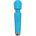 Destary Handheld Cordless Personal Powerful Portable 8 Speeds 20 Vibration Mini Electric Massager Tool for Muscle Scalp Back Leg Waist Shoulder Head Arm Body Relaxtion - Seablue