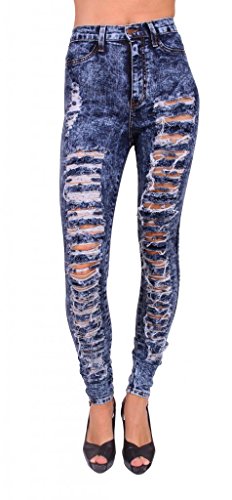 Vibrant Jeans Women High Waisted 