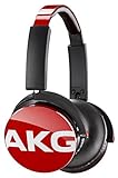 AKG Y50 Closed Type DJ Style On-Ear Headphone (Red)