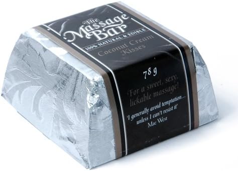 The Massage Bar for a Sensual Sweet Sexy Lickable Edible Massage (Coconut Cream Kisses)