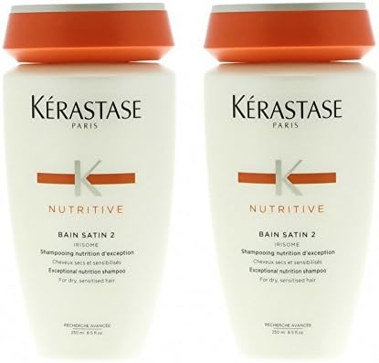 Unisex Kerastase Nutritive Bain Satin 2 Shampoo 8.5 oz 1 pcs sku# 1760052MA (2pack)
