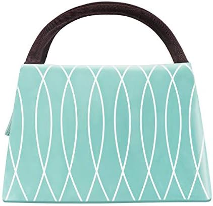 Philorn Reusable Insulated Lunch Bag Sturdy Oxford Box Tote Food Storage Cool Bag with Zipper for School and Work