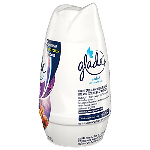 Glade Solid Air Freshener, Deodorizer for Home and Bathroom, Lavender