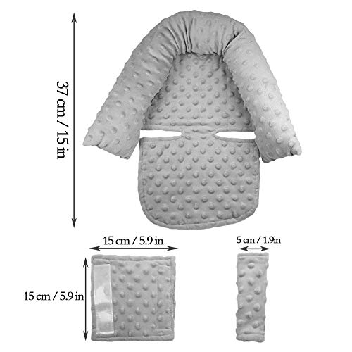 duo head support and strap covers