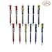 OUT Retractable Roller Ball Pens,Creative Six Color Ball Point Ballpoint Pen School Office Supply Gift Stationery,6 Pack