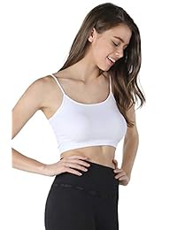 NIKIBIKI Bralette clásico sin costuras para dama, fabricado en Estados Unidos, talla única