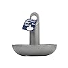 Attwood-9942-1-Cast-Iron-Steel-Mushroom-Anchor-10-Pounds-Aluminum-Plated-Silver-Finish