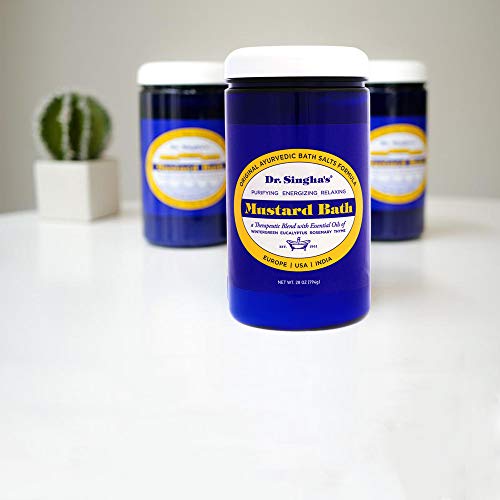 Dr. Singha's Mustard Bath Salts, Therapeutic Bath Detox, 28 Ounce