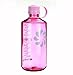 Nalgene Tritan Narrow Mouth BPA-Free Water Bottle, 32oz / 1-Quart (Pink Wheel)