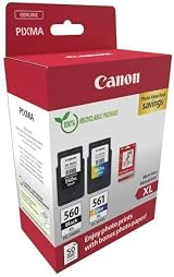 Canon Ink & Paper Multipack PG-560XL CL-561XL 2 Pack + 50 Sheet Photo Paper view 8