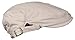 Men's Cotton Flat Cap Ivy Gatsby Newsboy Hunting Hat, Beige, One Size