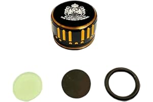 for Abu Garcia Spool Tension Brake Knob Replacement for 3/3.5/4/5 Generation Fishing Reel with Gasket and Rubber Ring - Dark 