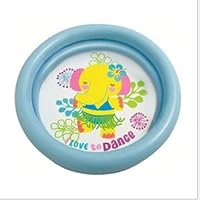CHTH 2 Ring Baby Inflatable Swimming Pool Small Fishing Pond (Bule)