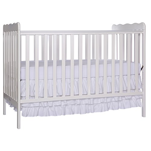 Dream On Me, Classic  3 in 1 Convertible Crib, White