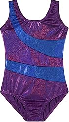 LMCOB Gymnastics Leotards for Girls Sparkly
