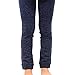 TeeHee Socks Little Girls Fleece Leggings 3 Pairs Heathered Grey Black Navy Blue Comfy Footless Tights (6-8 Years, Grey_Navy_Black)