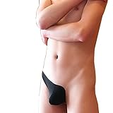 Hellojuncao Mens Sexy One Side G-string Thongs Jock Briefs Underwear