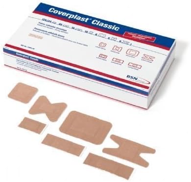 Coverplast Classic (Elastoplast) Fabric Plasters Assorted (126 pk) by Coverplast