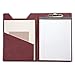 Samsill 71414 Value Padfolio, Heavy Vinyl, Brass Clip, Writing Pad, Inside Pocket, Burgundy, 8.5 x 11