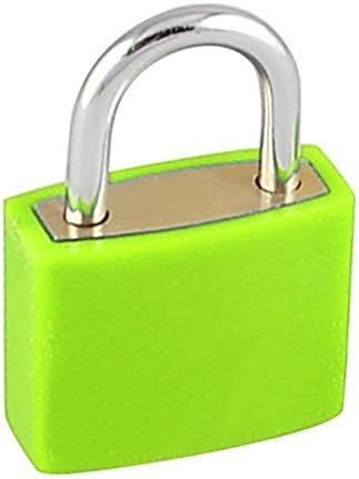 SuperiPB Rectangle Drawer Cabinet Suitcase Toolbox Padlock Green 23mm w 2 Keys