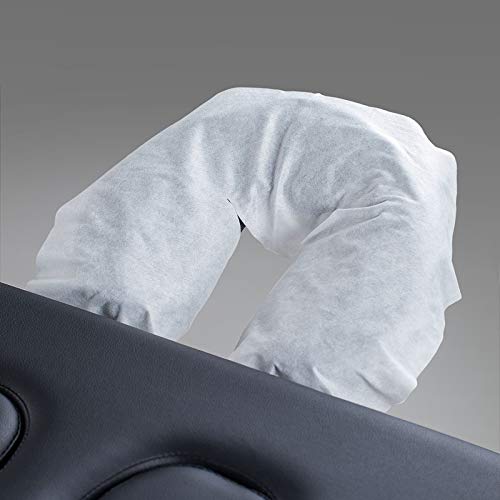 ZMDREAM Disposable Massage Headrest Covers Face Rest Cradle Covers 100 count White - Thumbnail 5