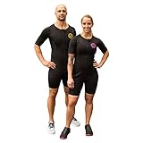 Sauna Suit With Revolutionary Workout Comfort-Fit Technology - Gender Specific Sweat Suits for Men & Women for Trimmer Waist, Hips, Thighs, Arms - Custom Fit Neoprene Weight Loss Body Shaper