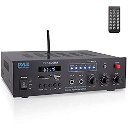 PYLE Wireless Bluetooth Karaoke Amplifier Home Car