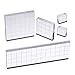 Shappy Stamp Block Acrylic Block with Grid Lines, Assorted Sizes, 5 Pieces