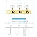 DJ204GK-P1W TENOR Classical Guitar Tuners, Tuning Key Pegs/Machine Heads for Classical or Flamenco Guitar in Gold Plated Finishing with Pearl Colored Buttons.