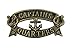 Hampton Nautical Cast Iron Decoration Captain's Quarters Sign Metal Wall Plaque, 9