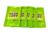 Dreambly Laundry Sheet, Organic, 6 in 1 Detergent, Whitener, Stain Remover, Brightener, Fabric Softener, Anti-Static, 5 Single Sheet Packs