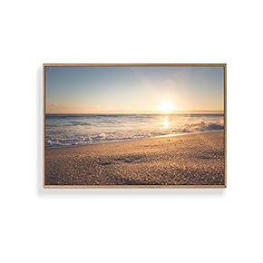 Framed Canvas Wall Art for Living Room, Bedroom Seaside Canvas Prints for Home Decoration Ready to Hang - 16x24 inches