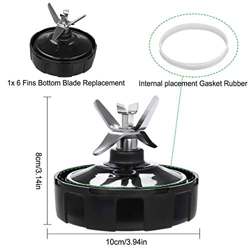 Ninja Blender Replacement Parts Vodche Ninja Bottom Blade 6 Fins