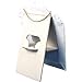 FindingKing 4 Black Velvet Padded Necklace Pendant Display Bust Easels 5.25
