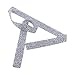 Crystal Rhinestone Ribbon, Sparkling Diamond Rhinestone Bling Ribbon Roll Decorative Banding Belt Ribbon Wrap for Wedding, Cake Decoration, Party, and Floral Arrangements, 1Yard (x 1.18