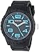 UNLISTED WATCHES Men's UL1280 City Streets Triple Black Dial Blue Details Link Bracelet Watch